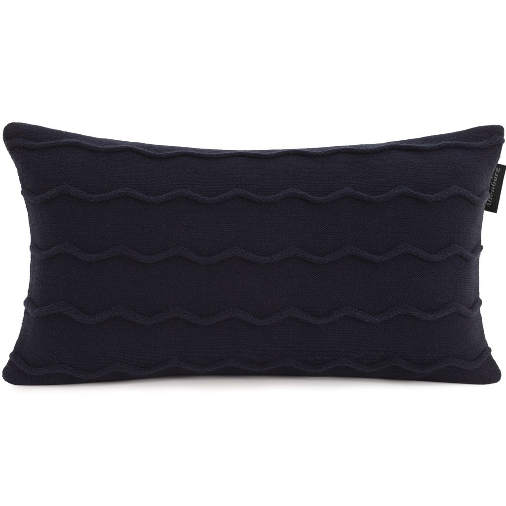 Almofada Serenité Altenburg Tricot Decorativa 30x50cm Azul Náutica