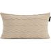 Almofada Serenité Altenburg Tricot Decorativa 30x50cm Bege Cotone