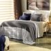 Almofada Serenité Altenburg Tricot Decorativa 45x45cm Cinza Aço