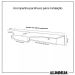 Kit 10 Puxadores para Móveis Clean Cava Alumínio Branco 200mm Aluminium Decor