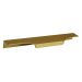 Kit 10 Puxadores para Móveis Clean Cava Alumínio Ouro 200mm Aluminium Decor