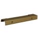 Kit 10 Puxadores para Móveis Thin Reto Alumínio Ouro 125mm Aluminium Decor