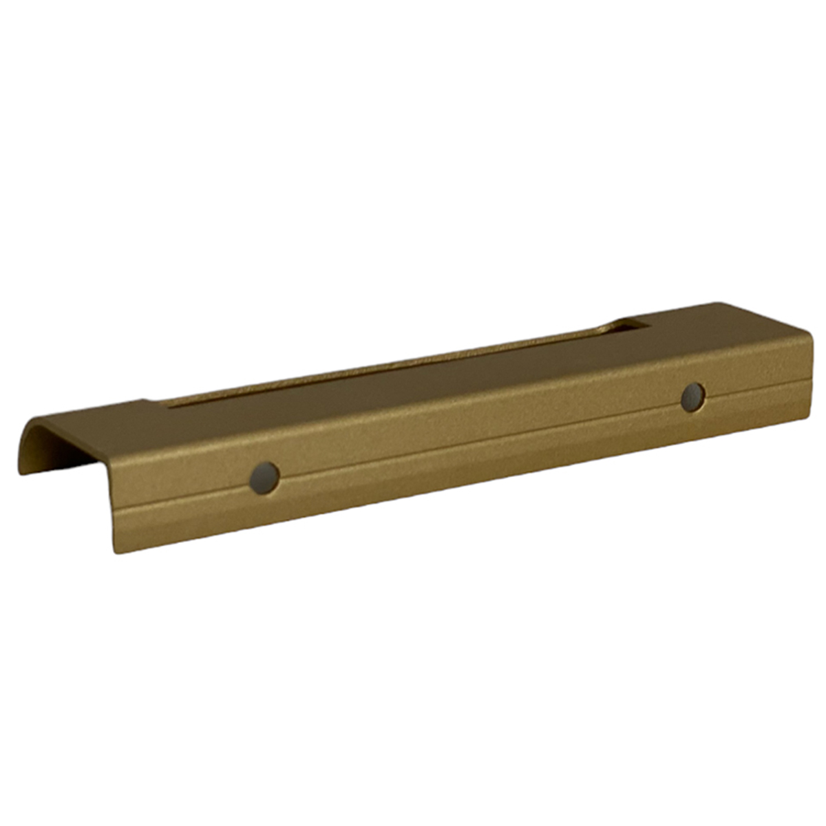 Kit 10 Puxadores para Móveis Thin Reto Alumínio Ouro 125mm Aluminium Decor