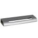 Kit 10 Puxadores para Móveis Thin Reto Alumínio Prata 125mm Aluminium Decor