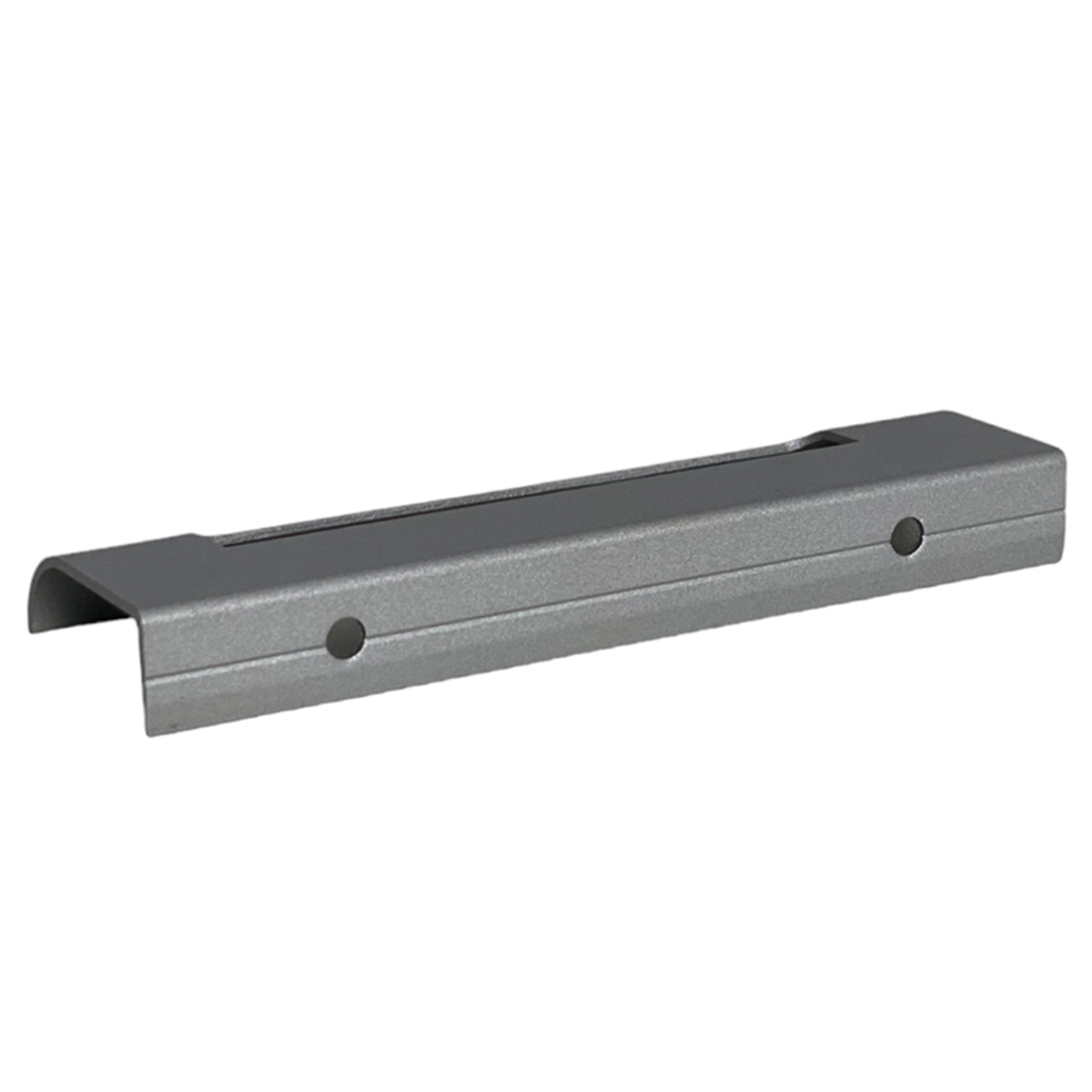Kit 10 Puxadores para Móveis Thin Reto Alumínio Prata 125mm Aluminium Decor