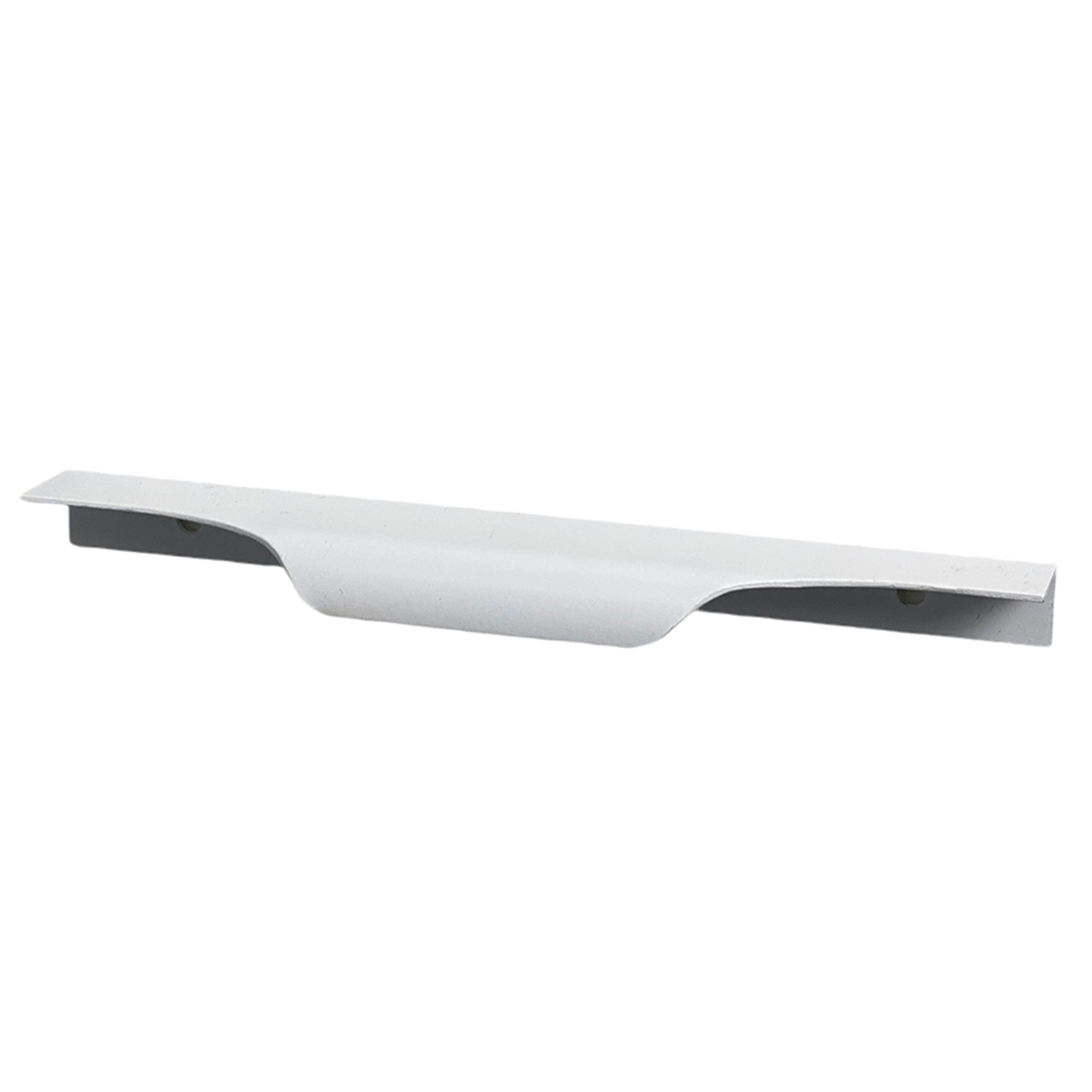 Kit 10 Puxadores para Móveis Wave Cava Alumínio Branco 180mm Aluminium Decor