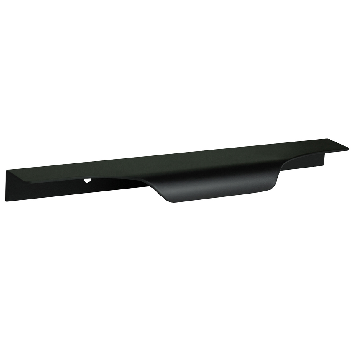 Kit 10 Puxadores para Móveis Wave Cava Alumínio Preto 180mm Aluminium Decor