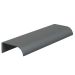 Kit 10 Puxadores para Móveis Wave Reto Alumínio Prata 125mm Aluminium Decor