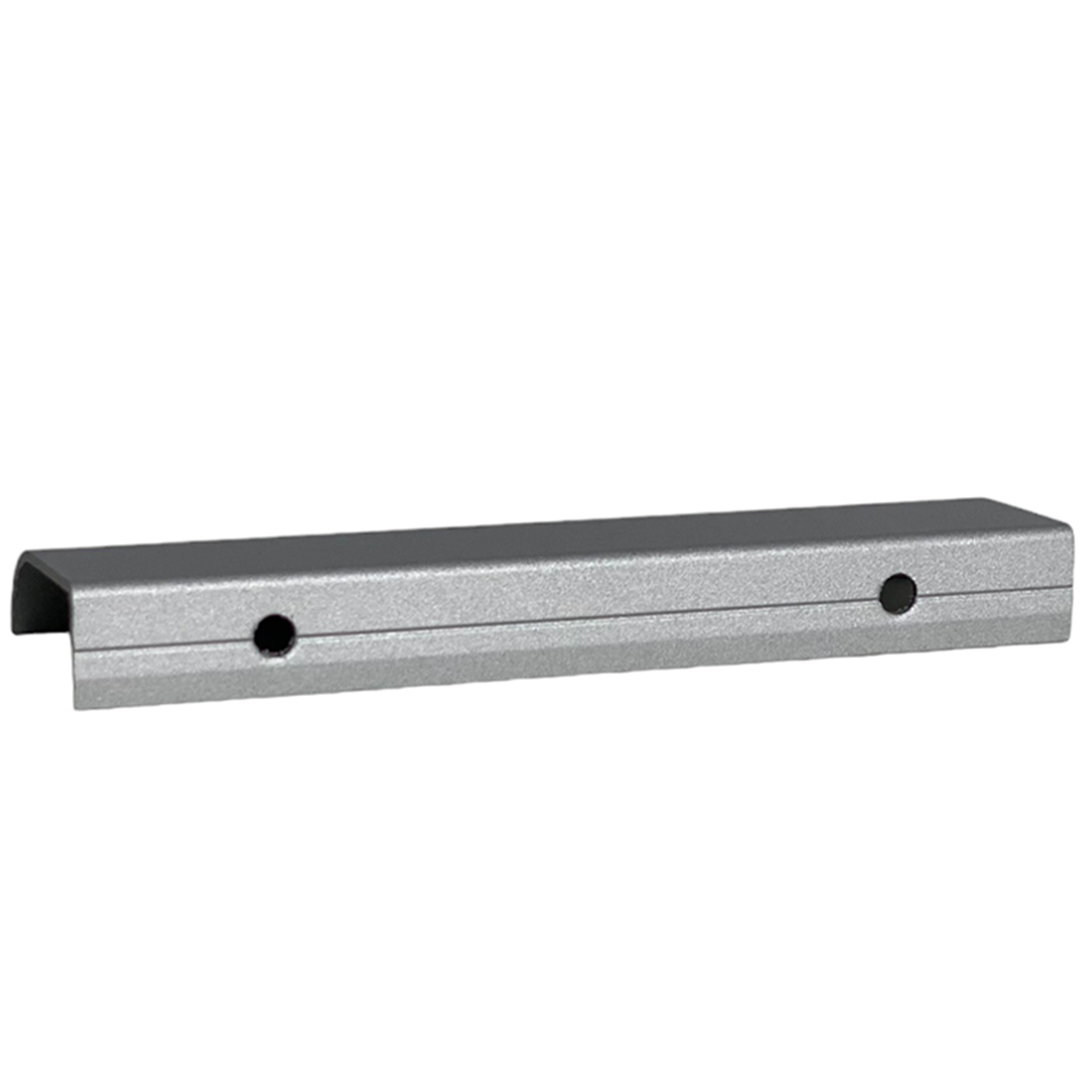 Kit 10 Puxadores para Móveis Wave Reto Alumínio Prata 125mm Aluminium Decor