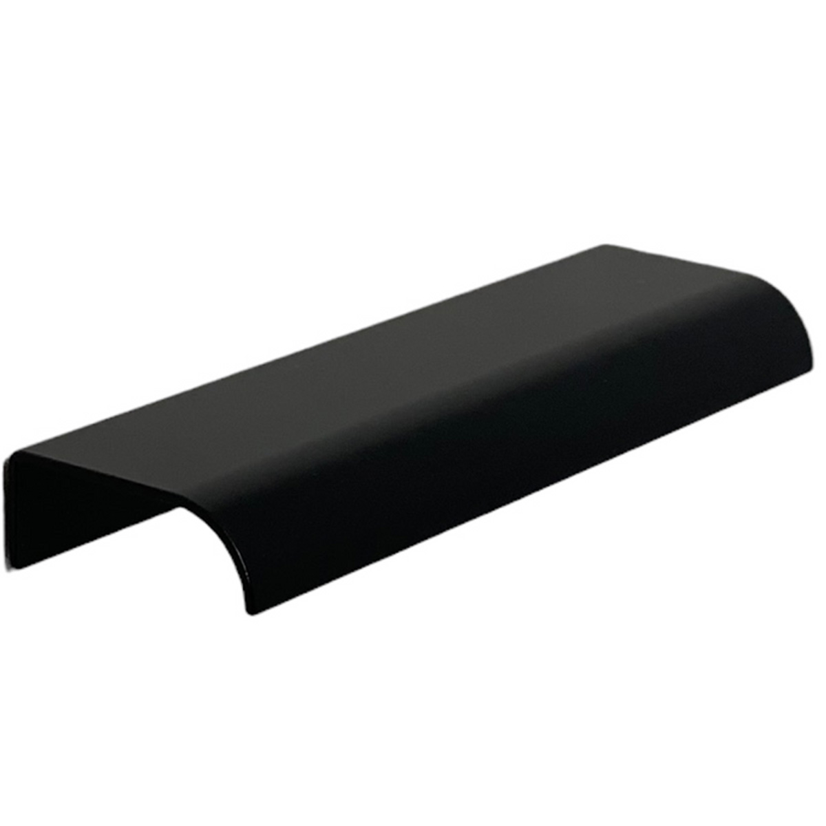 Kit 10 Puxadores para Móveis Wave Reto Alumínio Preto 125mm Aluminium Decor