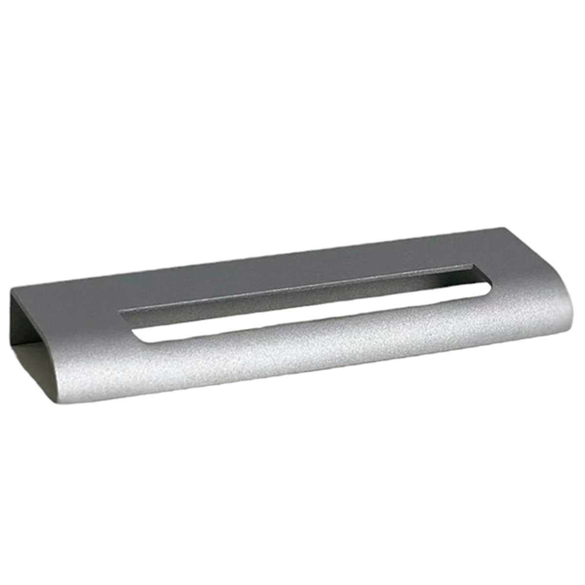 Kit 20 Puxadores para Móveis Thin Reto Alumínio Prata 125mm Aluminium Decor