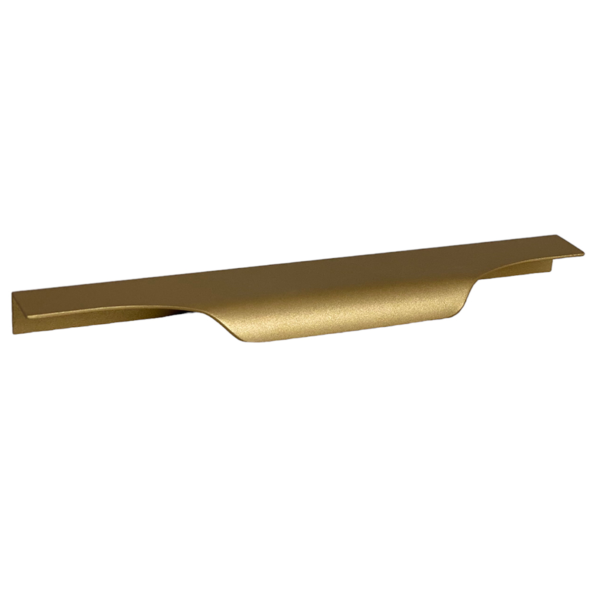 Kit 20 Puxadores para Móveis Wave Cava Alumínio Ouro 180mm Aluminium Decor