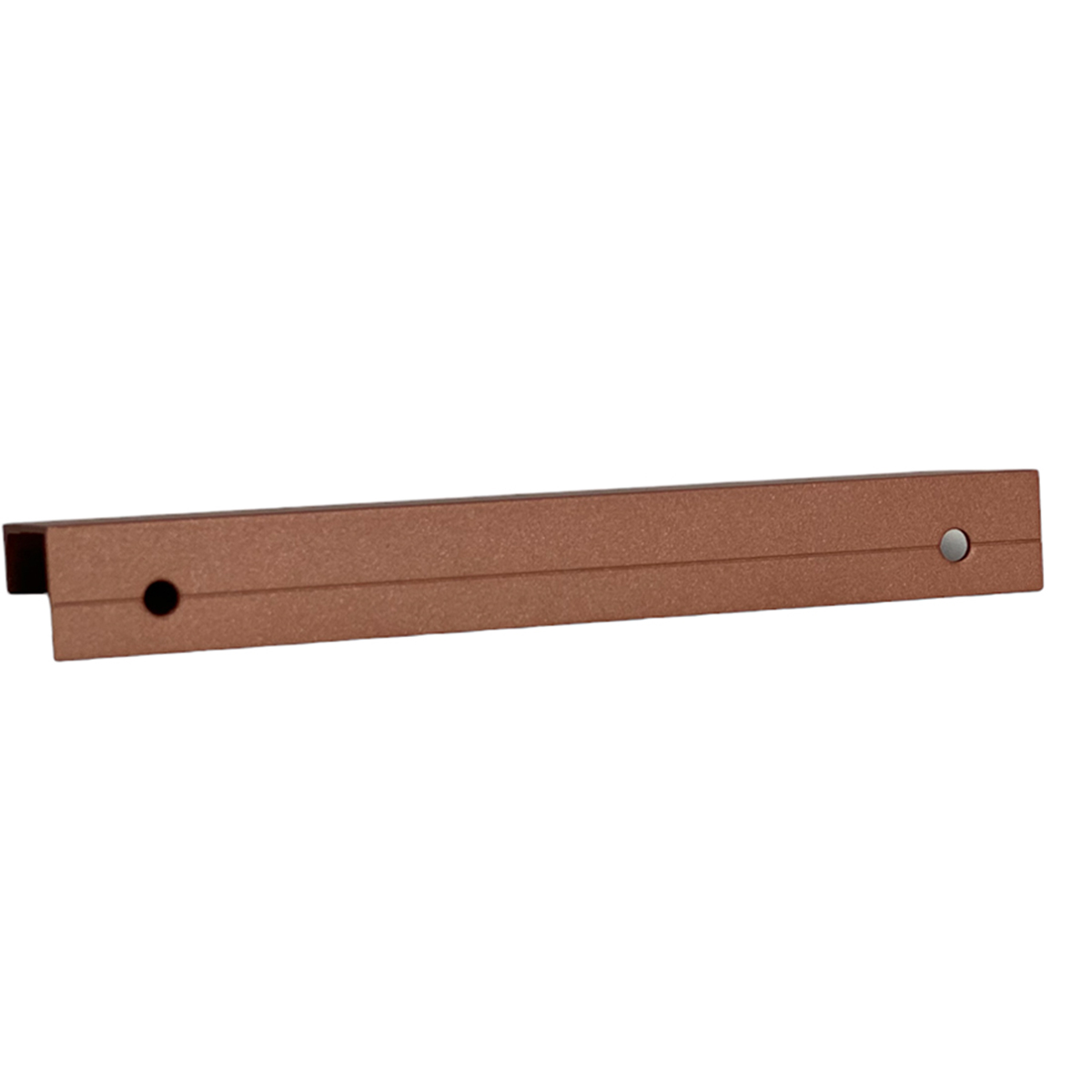 Kit 30 Puxadores para Móveis Clean Reto Alumínio Cobre 125mm Aluminium Decor