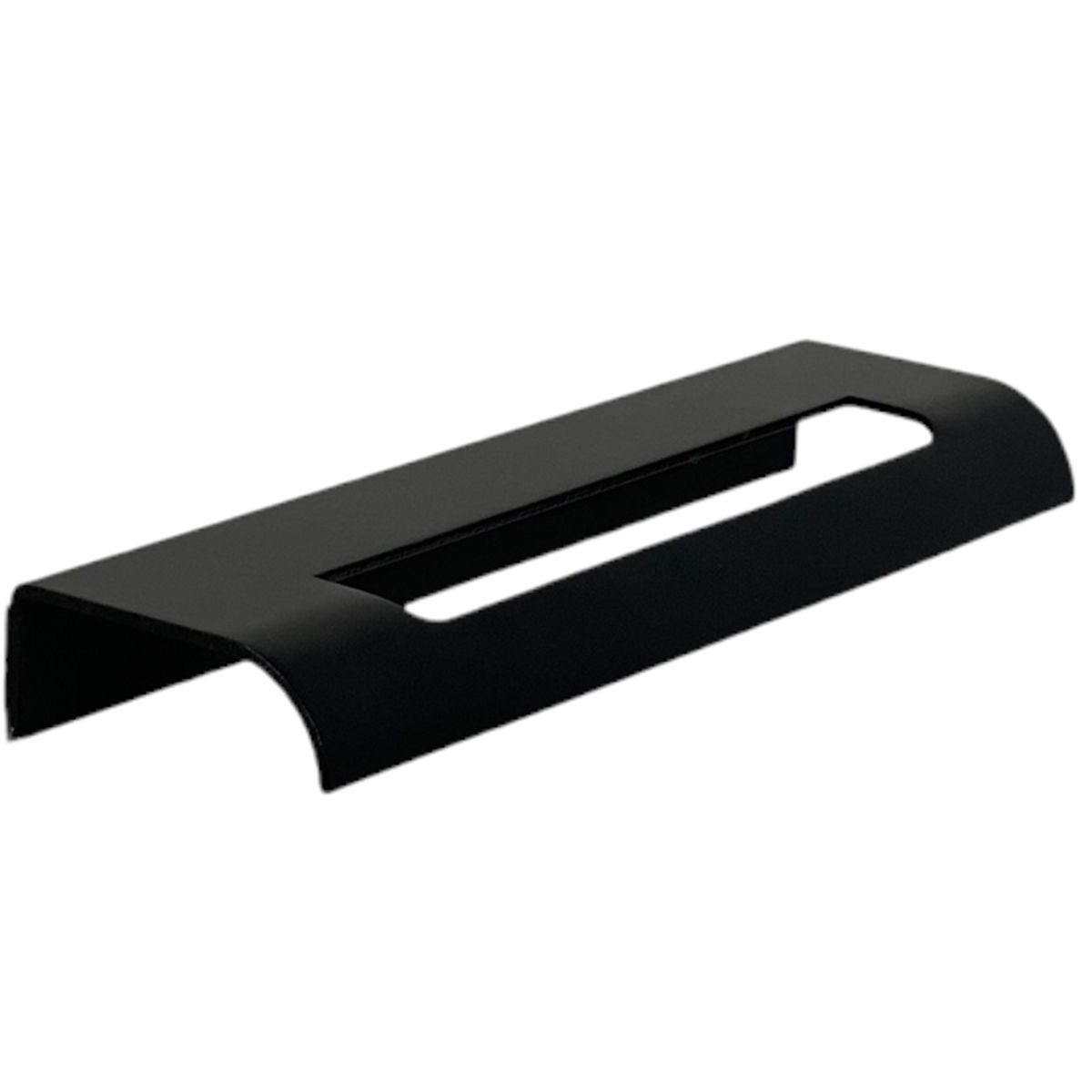 Kit 30 Puxadores para Móveis Thin Reto Alumínio Preto 125mm Aluminium Decor