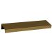Kit 40 Puxadores para Móveis Clean Reto Alumínio Ouro 125mm Aluminium Decor