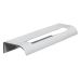 Kit 40 Puxadores para Móveis Thin Reto Alumínio Branco 125mm Aluminium Decor