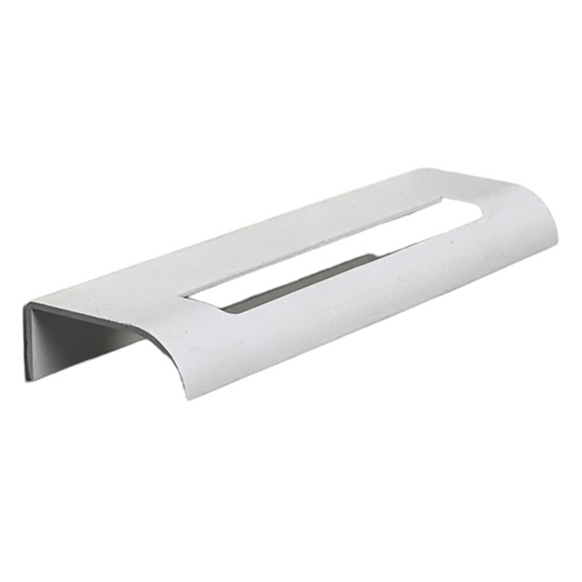 Kit 40 Puxadores para Móveis Thin Reto Alumínio Branco 125mm Aluminium Decor