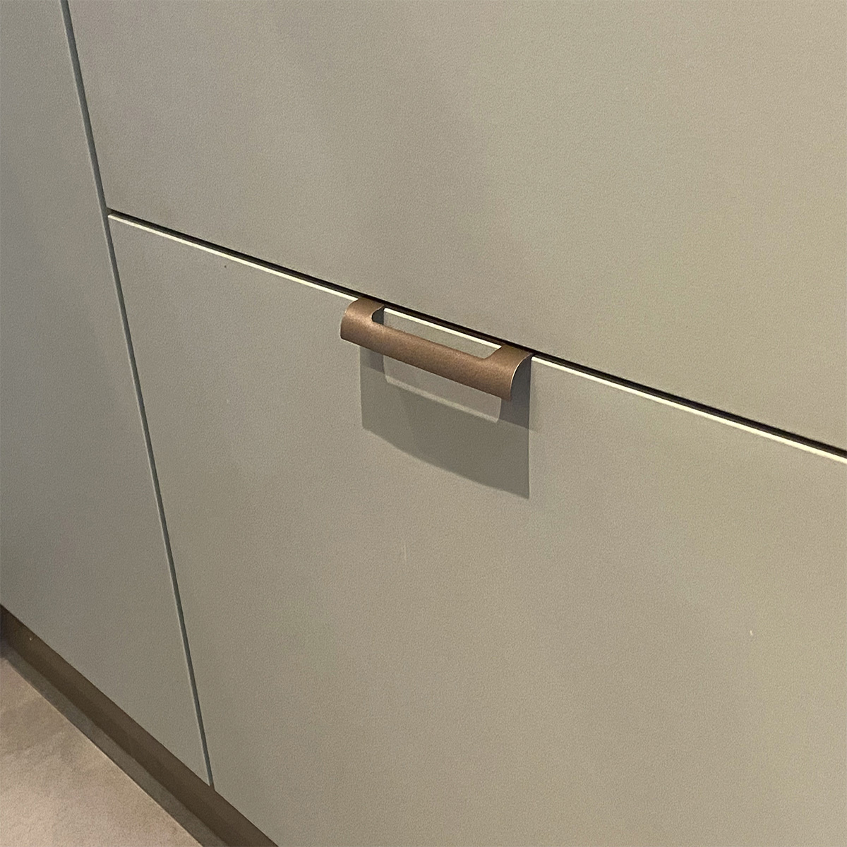 Kit 40 Puxadores para Móveis Thin Reto Alumínio Cobre 125mm Aluminium Decor