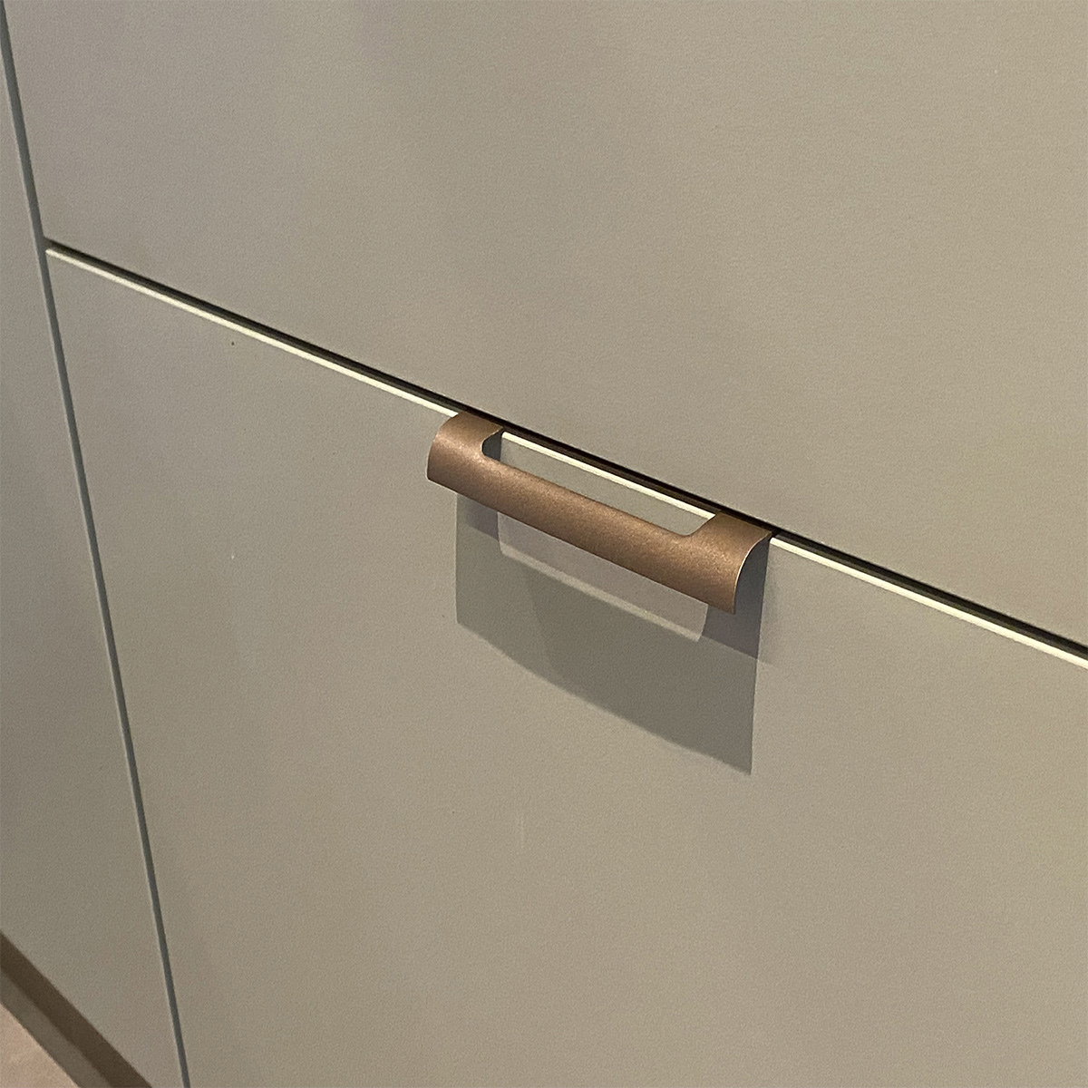 Kit 40 Puxadores para Móveis Thin Reto Alumínio Cobre 125mm Aluminium Decor