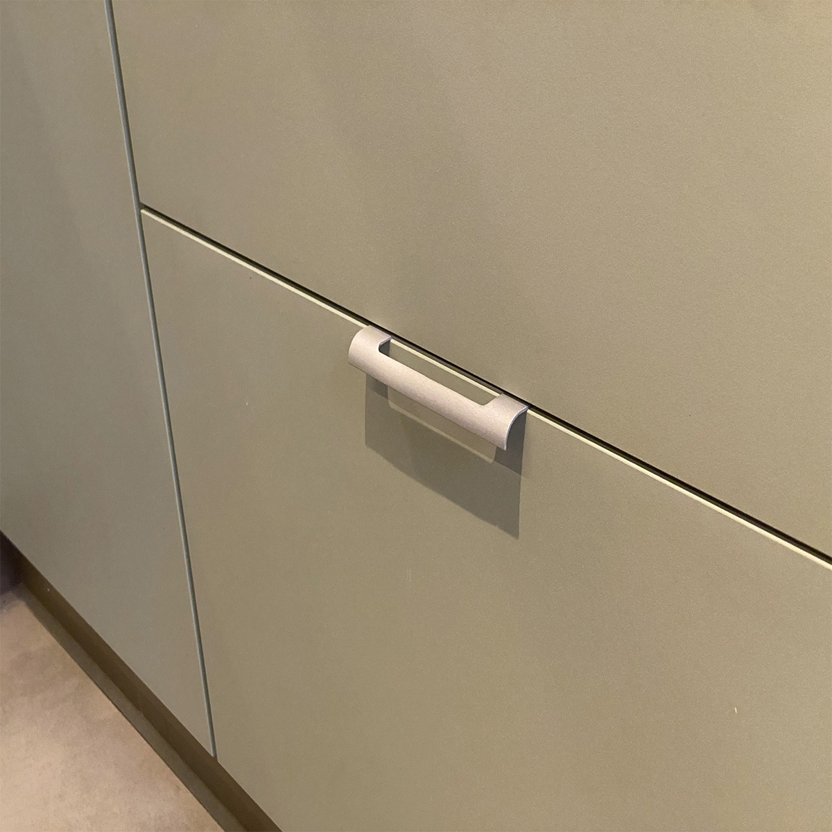 Kit 40 Puxadores para Móveis Thin Reto Alumínio Prata 125mm Aluminium Decor