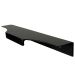 Kit 50 Puxadores para Móveis Clean Cava Alumínio Preto 180mm Aluminium Decor