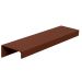 Kit 50 Puxadores para Móveis Clean Reto Alumínio Cobre 125mm Aluminium Decor