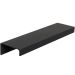 Kit 50 Puxadores para Móveis Clean Reto Alumínio Preto 125mm Aluminium Decor