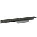Kit 50 Puxadores para Móveis Wave Cava Alumínio Titânio 180mm Aluminium Decor