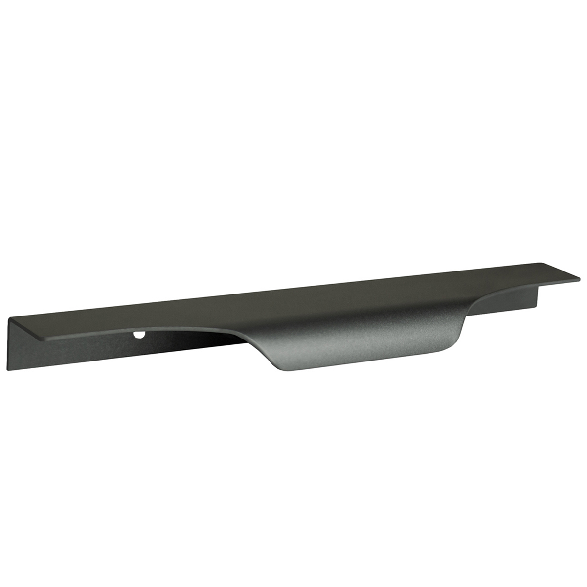 Kit 50 Puxadores para Móveis Wave Cava Alumínio Titânio 180mm Aluminium Decor