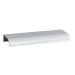 Kit 50 Puxadores para Móveis Wave Reto Alumínio Branco 125mm Aluminium Decor
