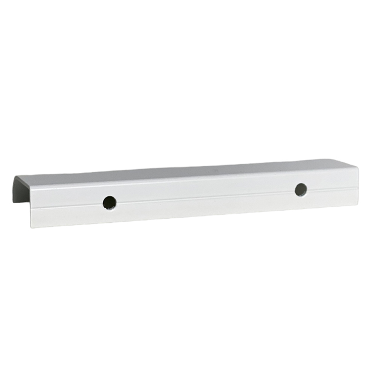 Kit 50 Puxadores para Móveis Wave Reto Alumínio Branco 125mm Aluminium Decor