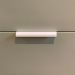 Puxador para Móveis Clean Reto Alumínio Branco 125mm Aluminium Decor