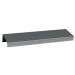 Puxador para Móveis Clean Reto Alumínio Prata 125mm Aluminium Decor