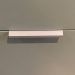 Puxador para Móveis Clean Reto Alumínio Prata 125mm Aluminium Decor