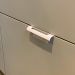 Puxador para Móveis Thin Reto Alumínio Branco 125mm Aluminium Decor