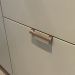 Puxador para Móveis Thin Reto Alumínio Cobre 125mm Aluminium Decor