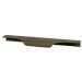 Puxador para Móveis Wave Cava Alumínio Champagne 180mm Aluminium Decor