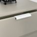 Puxador para Móveis Wave Reto Alumínio Branco 125mm Aluminium Decor