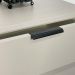 Puxador para Moveis Wave Reto Aluminio Preto 125mm Aluminium Decor