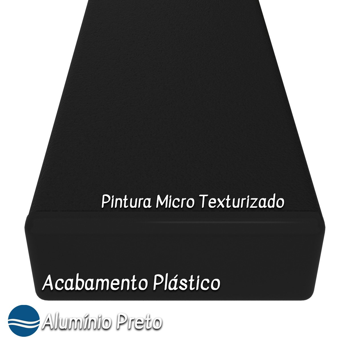 Kit 2 Banquetas Altas bancada Alumínio Preto Tela Preto