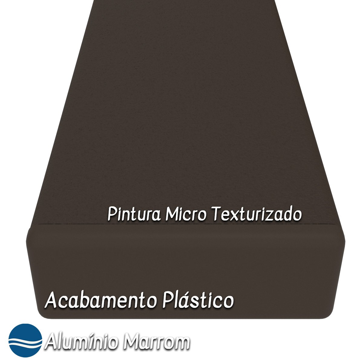 Kit 3 Banquetas Alta bancada Alumínio Marrom Tela Mocca
