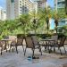Kit 6 Cadeira Riviera Piscina Alumínio Marrom Tela Marrom