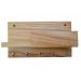 Porta Chaves Madeira Pinus com Suporte para Documentos Pinos Metal