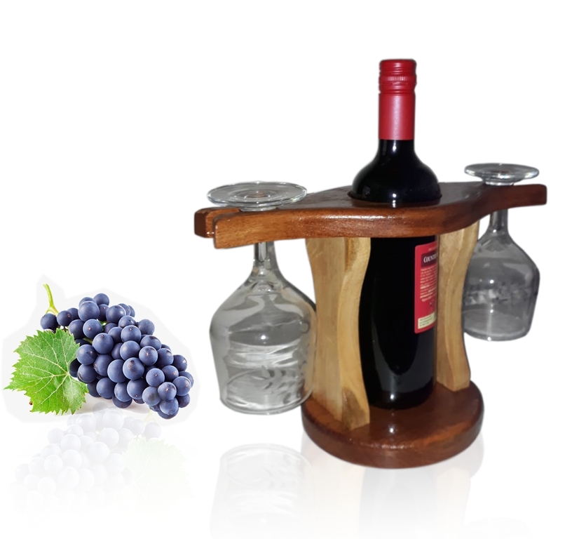 Suporte Vinho e Taças