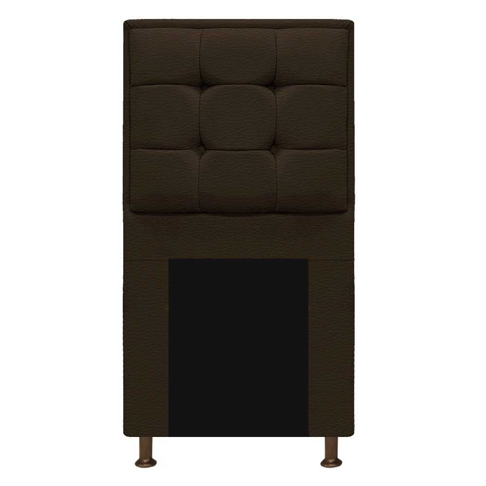 Cabeceira Copenhague 100 cm Solteiro Corano Marrom - Amarena Móveis