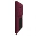 Cabeceira Copenhague 100 cm Solteiro Suede Bordô - Amarena Móveis