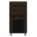 Cabeceira Copenhague 90 cm Solteiro Corano Marrom - Amarena Móveis