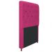 Cabeceira Estofada Cristal 100 cm Solteiro Com Capitonê Suede Pink - Amarena Móveis