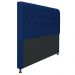 Cabeceira Estofada Cristal 140 cm Casal Com Capitonê Suede Azul Marinho - Amarena Móveis