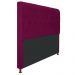 Cabeceira Estofada Cristal 140 cm Casal Com Capitonê Suede Bordô - Amarena Móveis